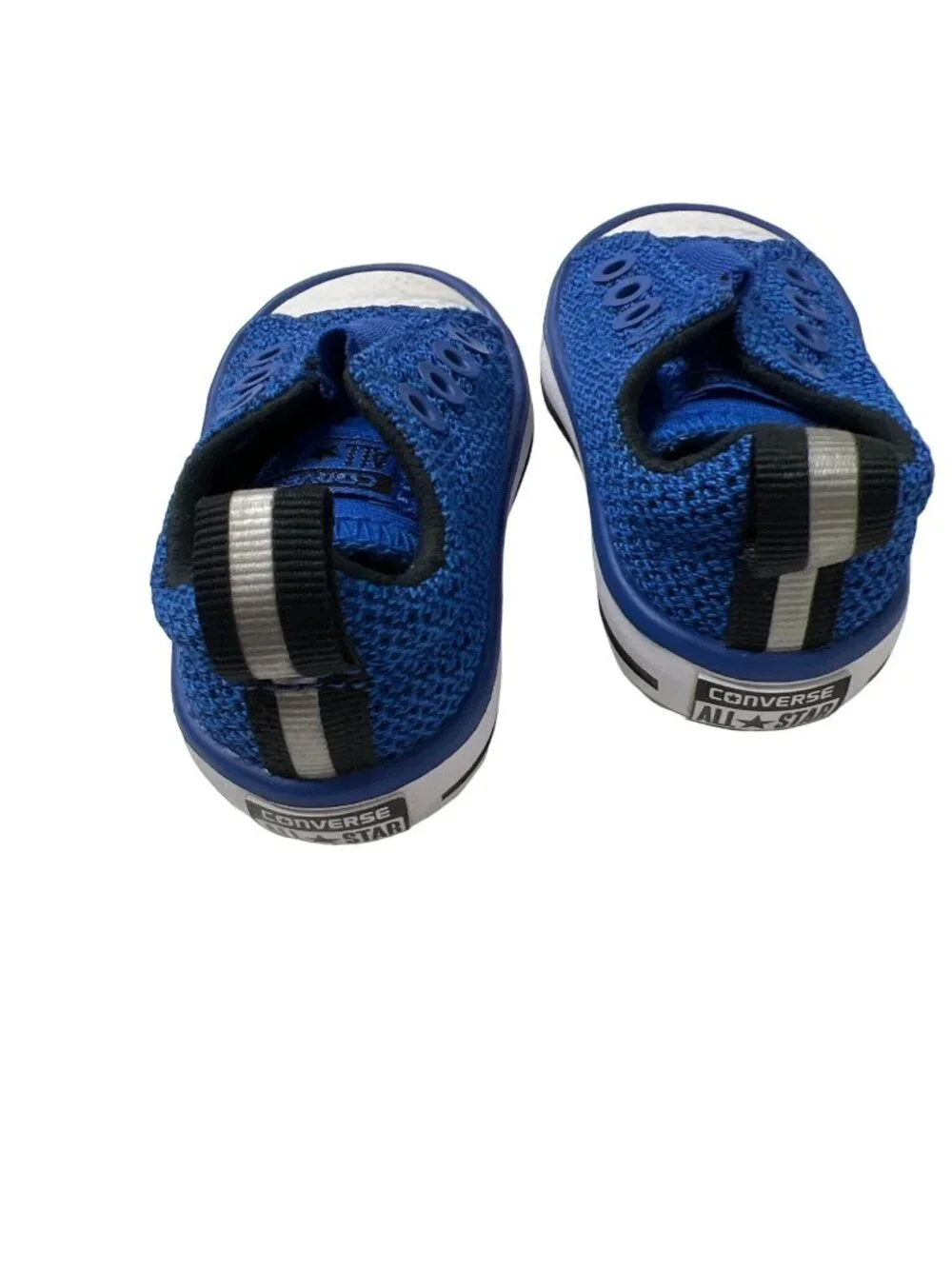 Converse All Star Toddler Blue Slip-On Shoes Laceless Low Top Lightweight
